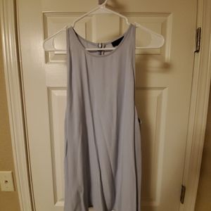 NWOT. Topshop light blue, sleeveless top Size 10